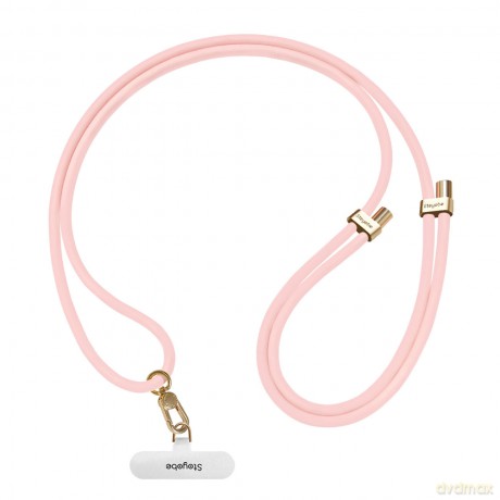 Smycz silikonowa Stoyobe Phone Lanyard do telefonu - różowa