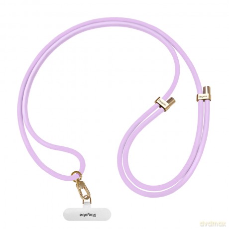 Smycz silikonowa Stoyobe Phone Lanyard do telefonu - fioletowy