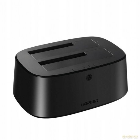 Stacja dokująca Ugreen CM198 50857 z USB 3.0 do dysków SATA 2.5" 3.5" SSD HHD zasilacz EU - czarna