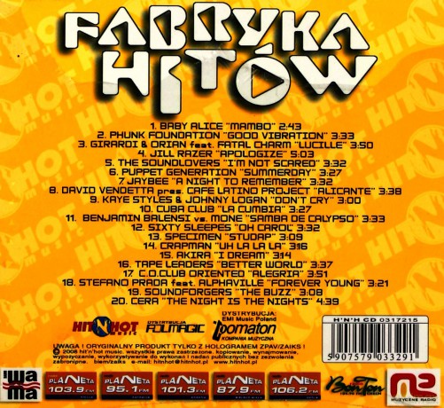Fabryka Hitów Wiosna 2008 [CD]