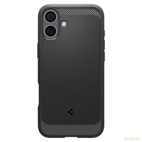 Etui Spigen Rugged Armor MagSafe do iPhone 16 - czarne