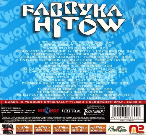 Fabryka Hitów Zima 2008 [CD]