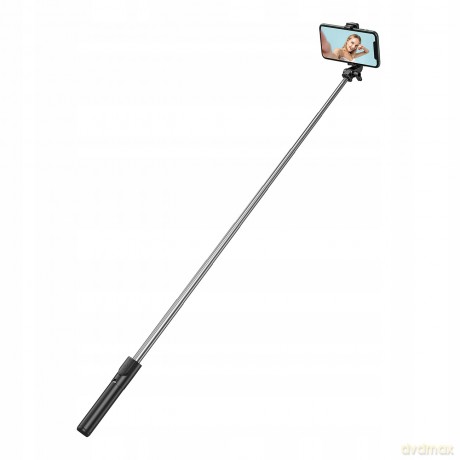 Selfie stick WHS1Y teleskopowy tripod 1m z uchwytem na telefon - czarny