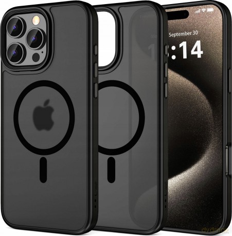 Etui Tech-Protect MagMat MagSafe na iPhone 16 Pro - czarne