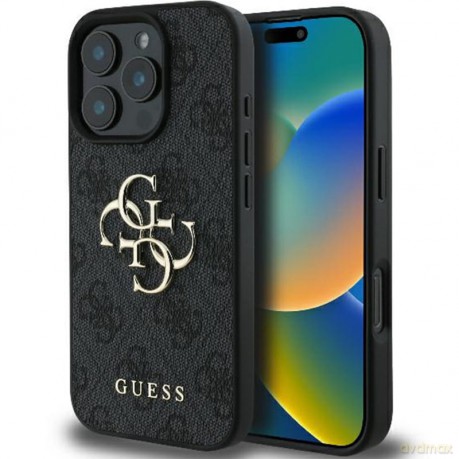 Etui Guess 4G Big Logo na iPhone 16 Pro Max - czarne