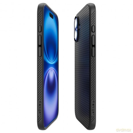 Etui Spigen Liquid Air na iPhone 16 - czarne