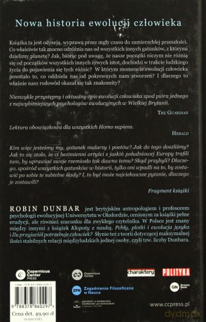 Nowa historia ewolucji człowieka - Dunbar Robin [KSIĄŻKA]