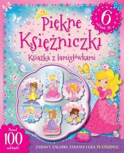 Piękne księżniczki. Ksiażka z łamigłówkami. 6 naklejek3D - Opracowanie zbiorowe [KSIĄŻKA]