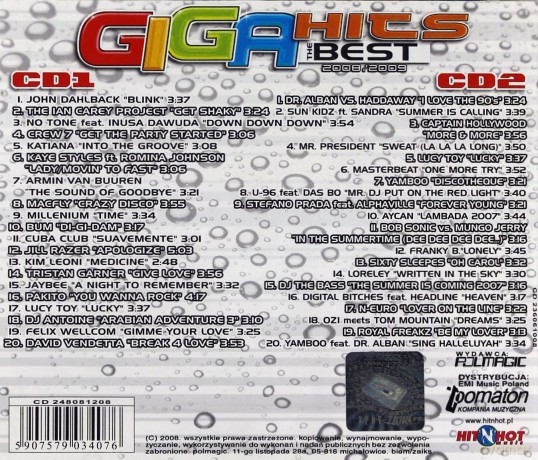 Giga Hits - The Best 2008/2009 [2CD]