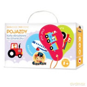 Pojazdy - karty obrazkowe na sznureczku ZABAWKA