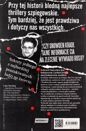 Polowanie na Snowdena - Harding Luke [KSIĄŻKA]