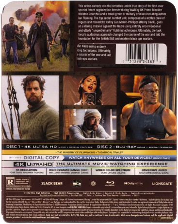 The Ministry of Ungentlemanly Warfare (Ministerstwo niebezpiecznych drani) [Blu-Ray 4K]+[Blu-Ray]
