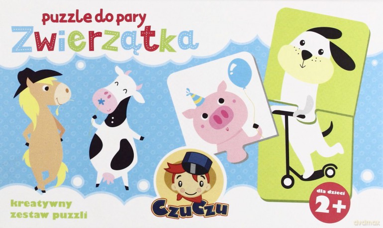 Czuczu Puzzle do pary - Zwierzątka