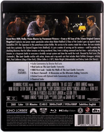 The Last Castle (Ostatni bastion) [Blu-Ray 4K]+[Blu-Ray]