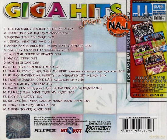 Giga Hits Jesień 2008 [CD]