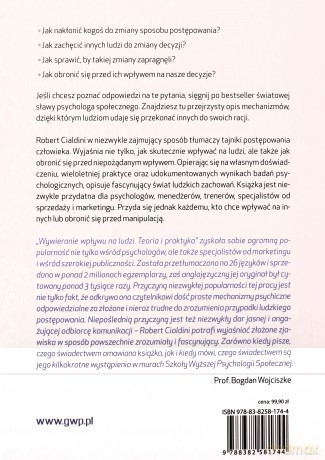 Wywieranie wpływu na ludzi. Teoria i praktyka - Robert Cialdini [KSIĄŻKA]