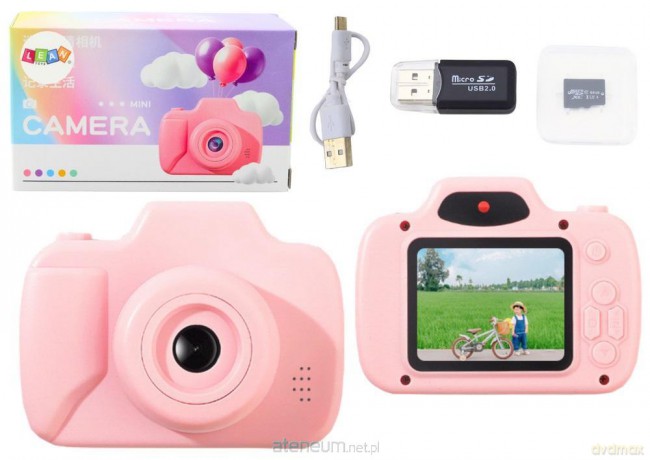 Aparat dla dzieci 64GB różowy