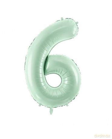 Balon foliowy 6 zielony 72cm
