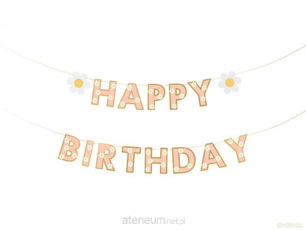 Baner Happy Birthday 200x14.5cm