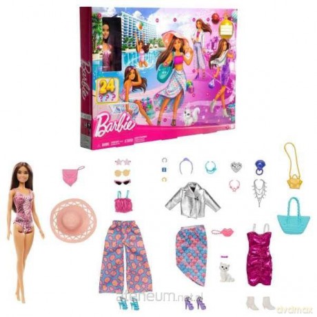 Barbie. Kalendarz adwentowy z lalką