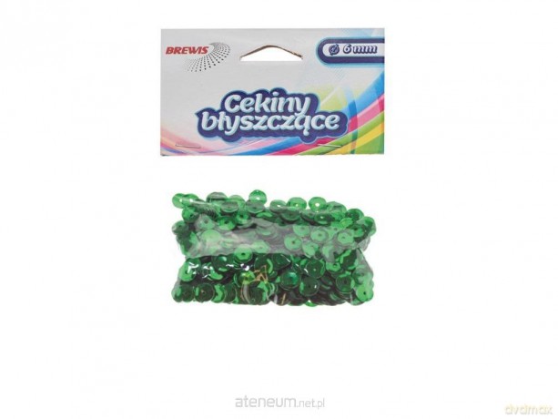 Cekiny błyszczące B 140 zielony