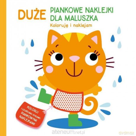 Duże piankowe naklejki dla maluszka. Miś [KSIĄŻKA]