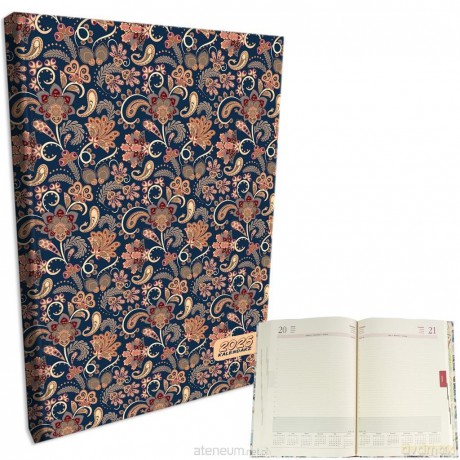 Kalendarz 2025 A4 dzienny sb/nd osobno Paisley [KALENDARZ]