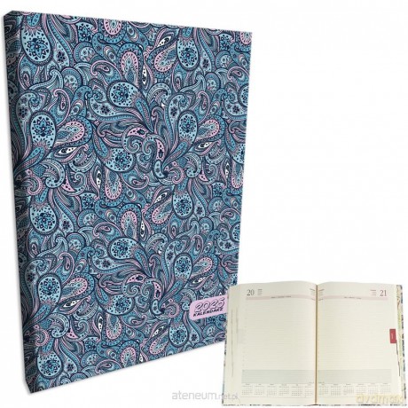 Kalendarz 2025 A4 dzienny sb/nd osobno Paisley [KALENDARZ]