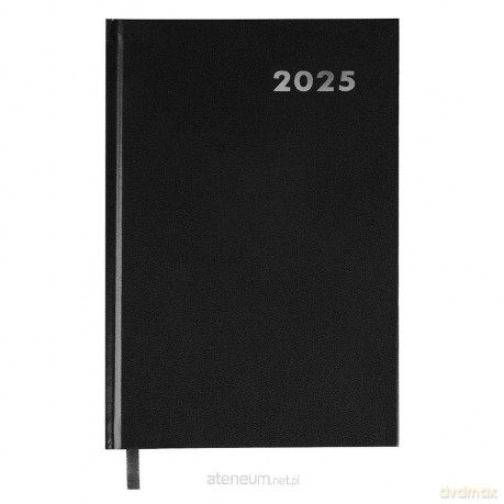 Kalendarz książkowy 2025 A5 czarny [KALENDARZ]