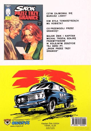 Kapitan Żbik (Tom 47) Granatowa cortina - Władysław Krupka, Jerzy Wróblewski [KOMIKS]