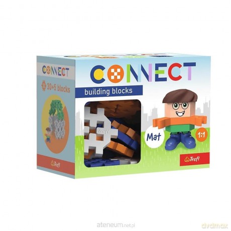 Klocki Connect - Pocket 30 Boy: Mat [KLOCKI]