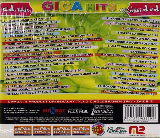 Giga Hits Wiosna 2006 [CD]+[DVD]