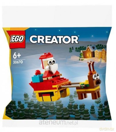 LEGO CREATOR Przejażdżka saniami Mikołaja (30670) [KLOCKI]