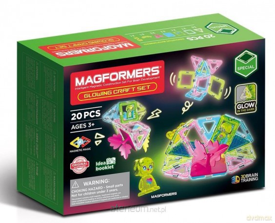 Magformers Glowing Craft 20el [KLOCKI]