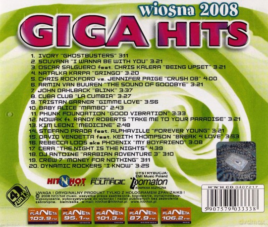 Giga Hits Wiosna 2008 [CD]