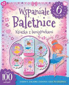 Wspaniale baletnice. Ksiażka z łamigłowkami. 6 naklejek 3D - Opracowanie zbiorowe [KSIĄŻKA]