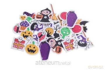 Naklejki z pianki Halloween 32szt