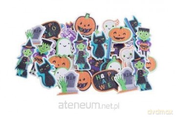Naklejki z pianki Halloween 36szt