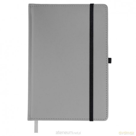 Notes A5 kratka szary