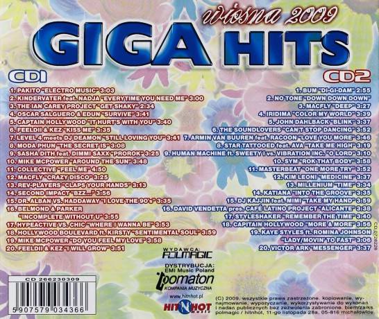 Giga Hits Wiosna 2009 [2CD]