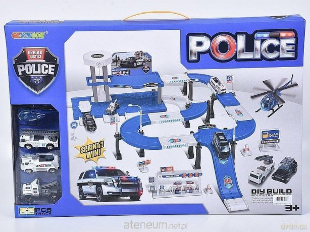 Parking policyjny z pojazdami
