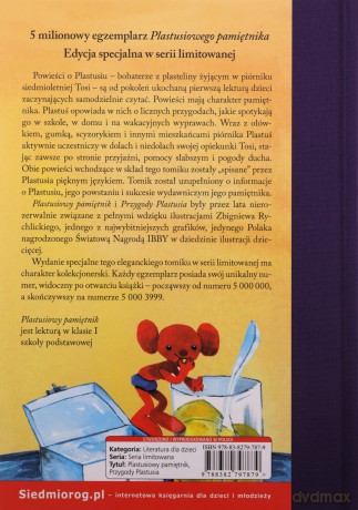 Plastusiowy pamiętnik Przygody Plastusia - Maria Kownacka [KSIĄŻKA]