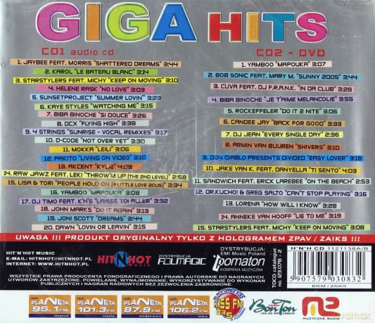 Giga Hits Zima 2006 [CD]+[DVD]