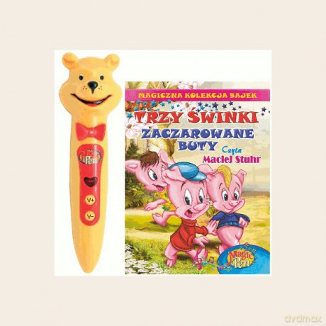 Magiczna Kolekcja Bajek + Magic Pen 05: Trzy Świnki/Zaczarowane Buty [KSIĄŻKA]+[CD]