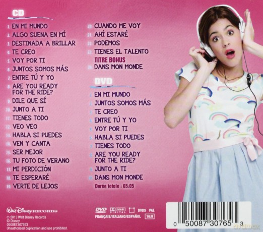 Violetta - l'Album de la Saison 1 soundtrack [CD]+[DVD]