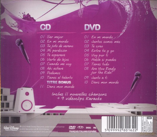 Violetta: Chanter Ce Que Je Suis soundtrack [CD]+[DVD]