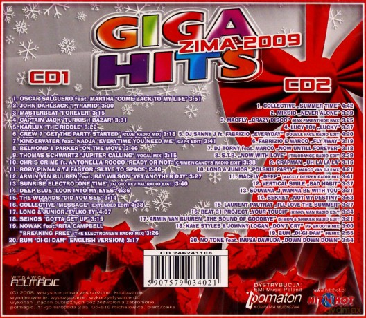 Giga Hits Zima 2009 [2CD]