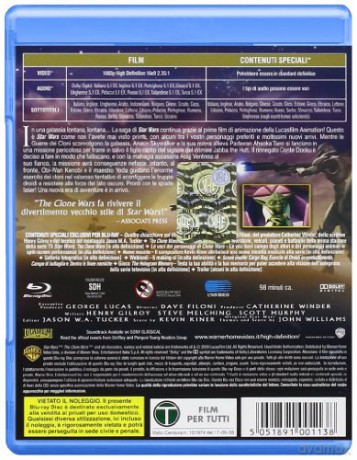 Gwiezdne Wojny: Wojny Klonów [Blu-Ray]