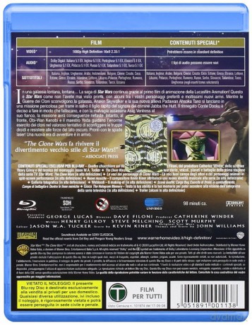 Gwiezdne Wojny: Wojny Klonów [Blu-Ray]