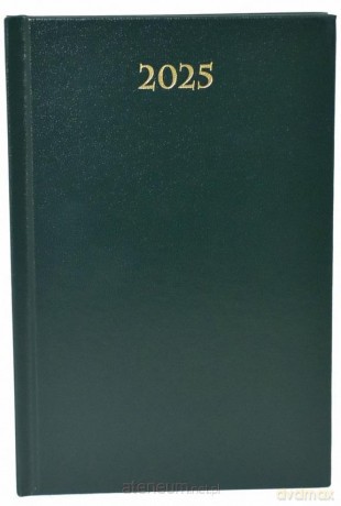 Terminarz 2025 dzienny B6 Divas zielony [KALENDARZ]